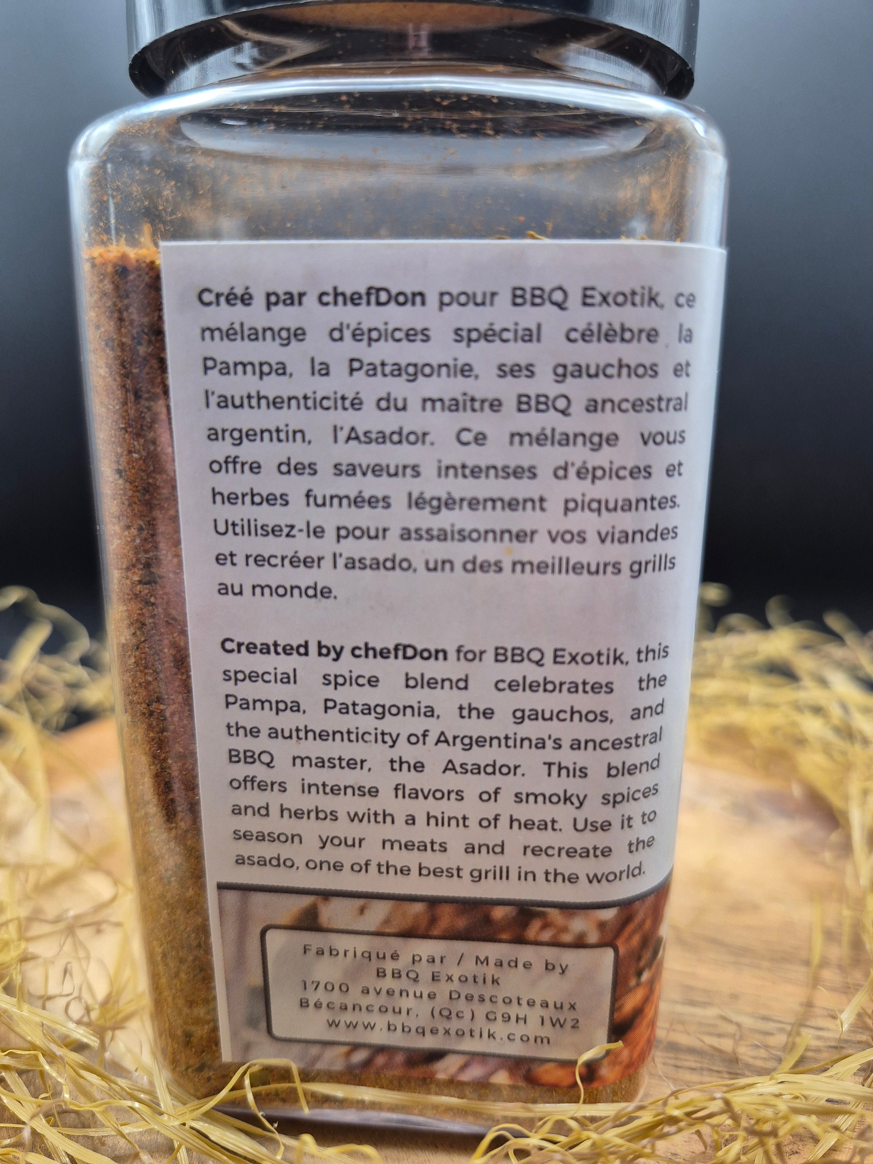 Épices mélange spécial Asado de l'Argentine