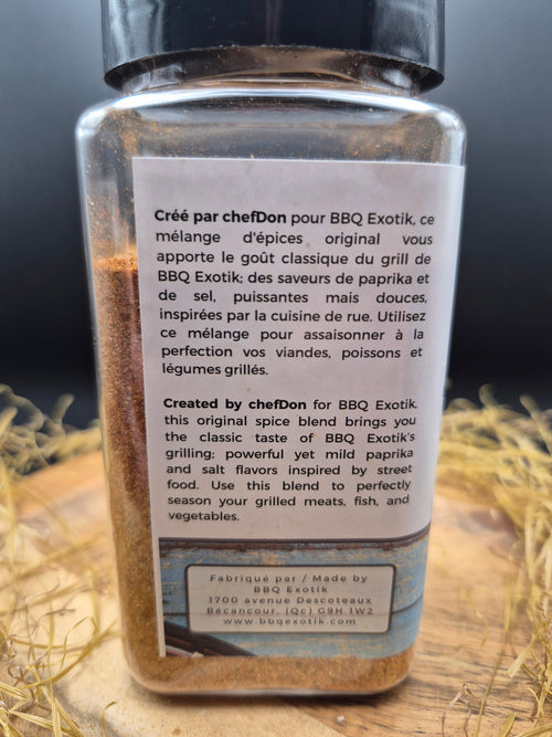 Épices mélange original Cuisine de rue