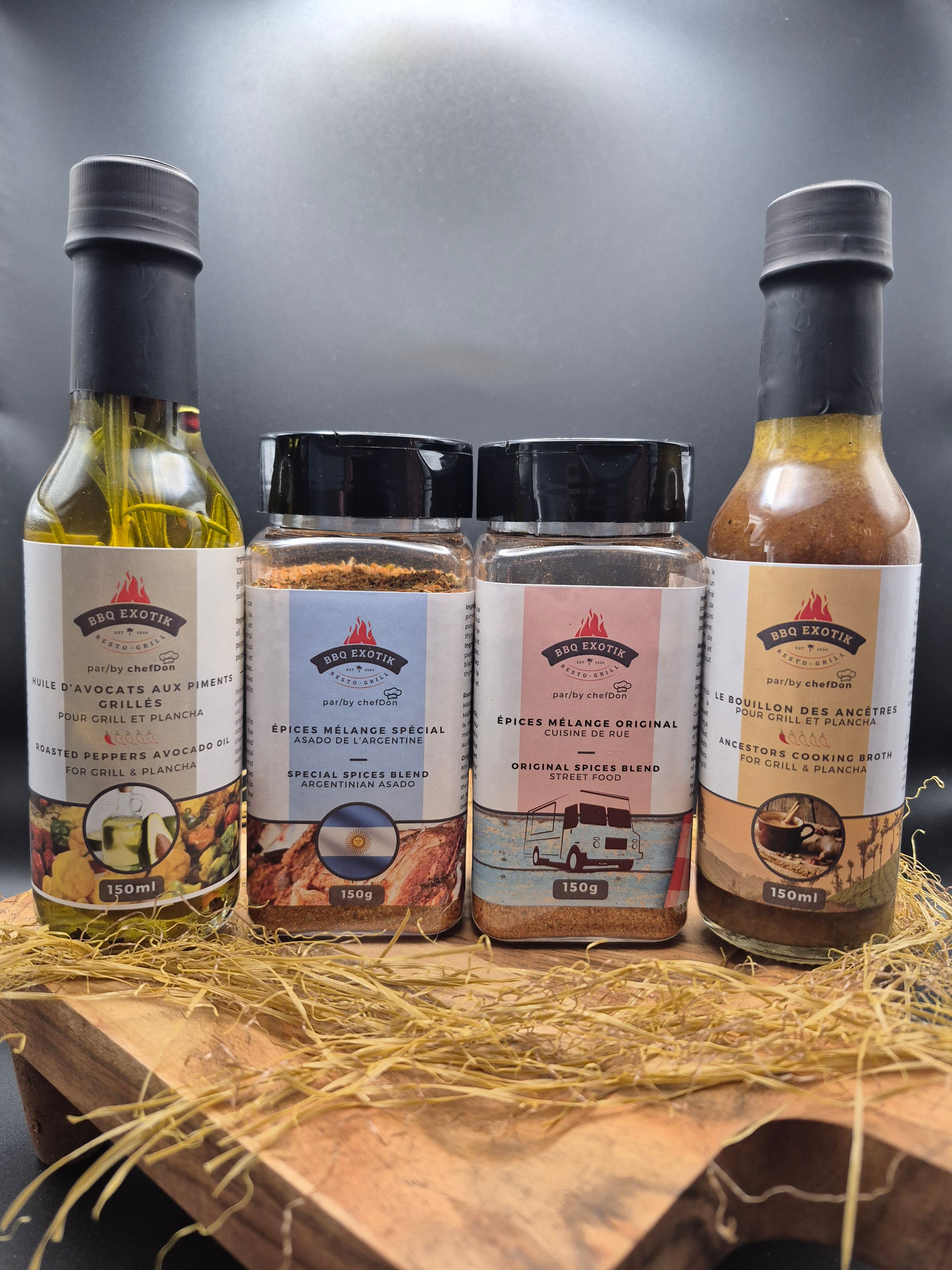 Ensemble Plancha pour Gourmet BBQ Exotik