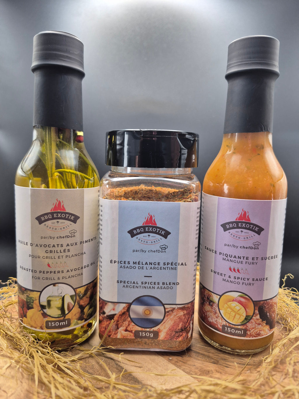 Trio Piquant Gourmet BBQ Exotik