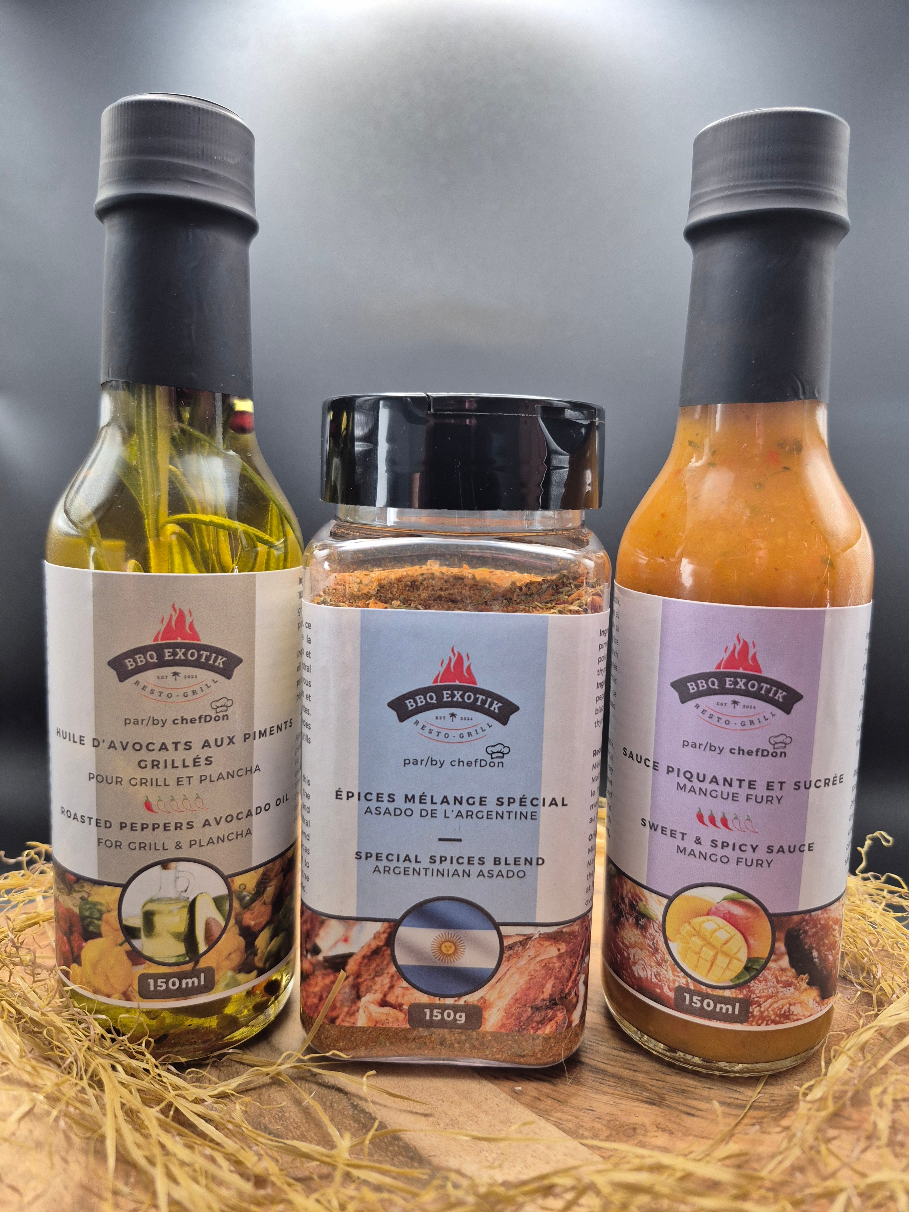 Trio Piquant Gourmet BBQ Exotik